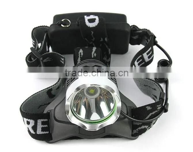 A-OK Hot sell 10W 3000lumens CR EE XM-L2 T6 waterproof led head lamp, High power rechargeable headlight