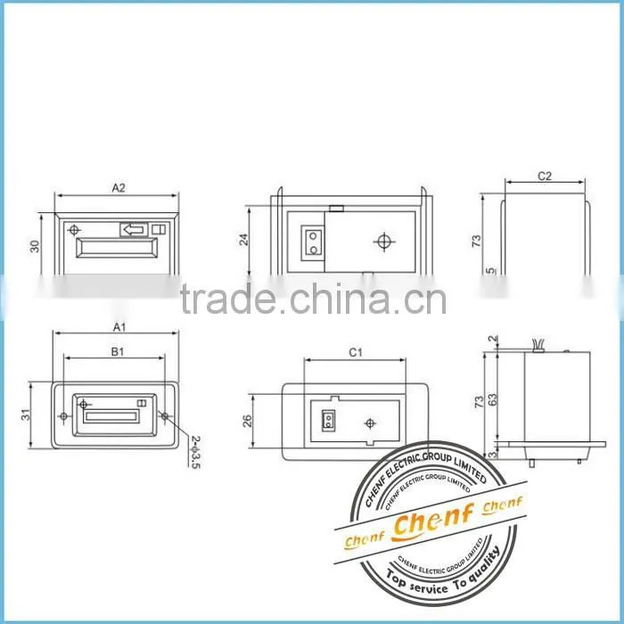 Newest Digital 6 Digit Counter For Industrial and Mechanical Use (CE, Rohs)