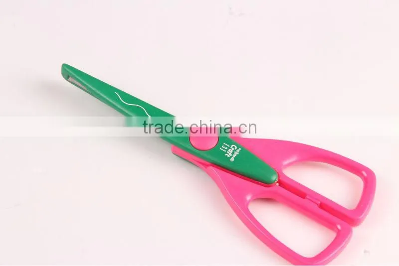 Beautiful Design Different Blade Shape Full Plastic Scissors