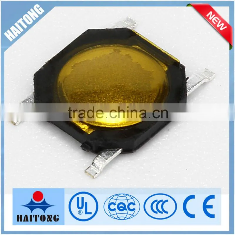 mini golden head push button tact switch waterproof smd tact switch