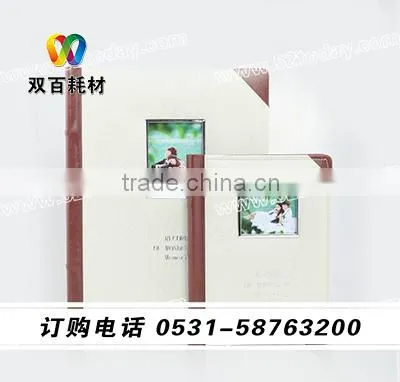 newest design high quality fancy leather album cover with case China most professional manufacture