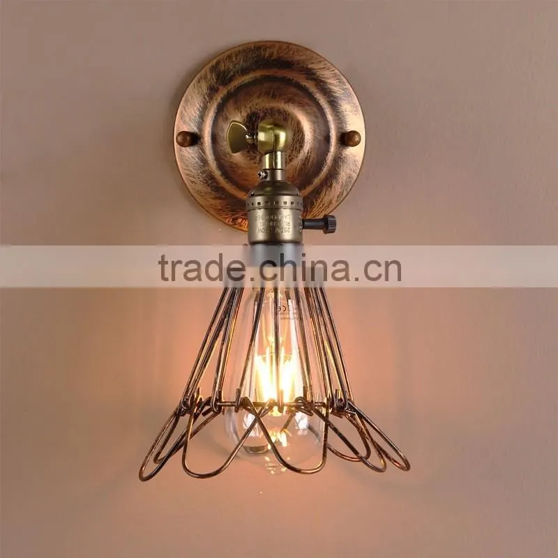 E27 Morden Loft Metal Vintage Industrial Sconce Wall Light