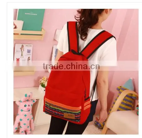 2016 fashion new style school backpack