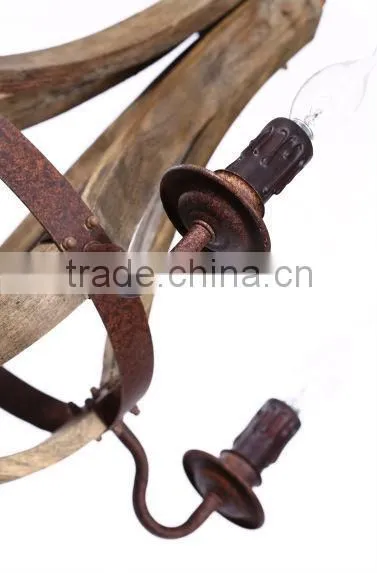 2016 Hot sell wooden laser cut cutting chandelier