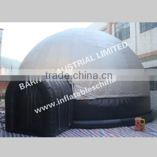 2013 Barry outdoor inflatable projective tents/inflatable dome tent