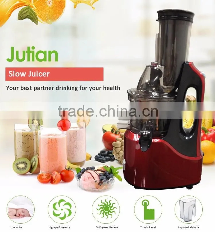 2016 Colorful Multifunctional Automatic Korea Wide Mouth Slow Auger Juicer