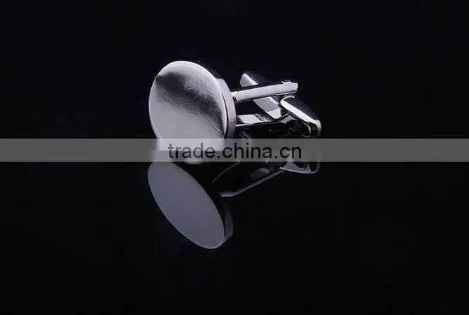 Cleaning Blank Cufflink,Mirror Cufflink