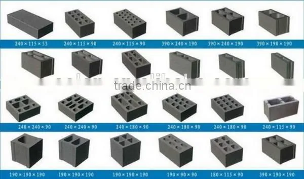 2014 hot sale concrete block automatic brick making machine price