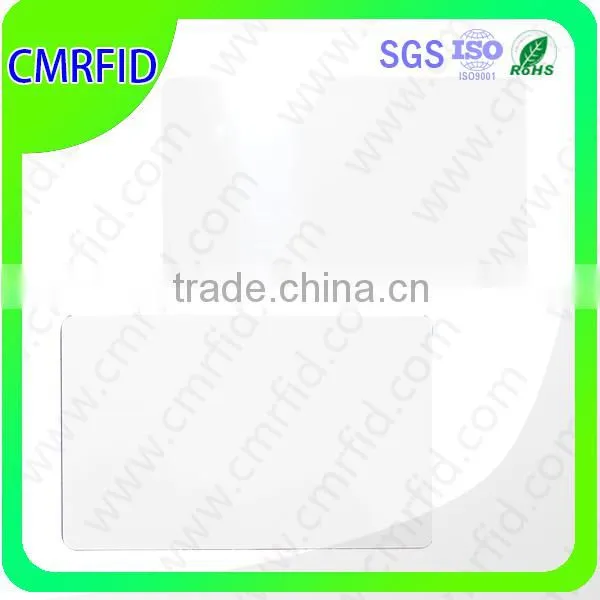 PVC white blank cards, pvc blank card with magenetic stripe