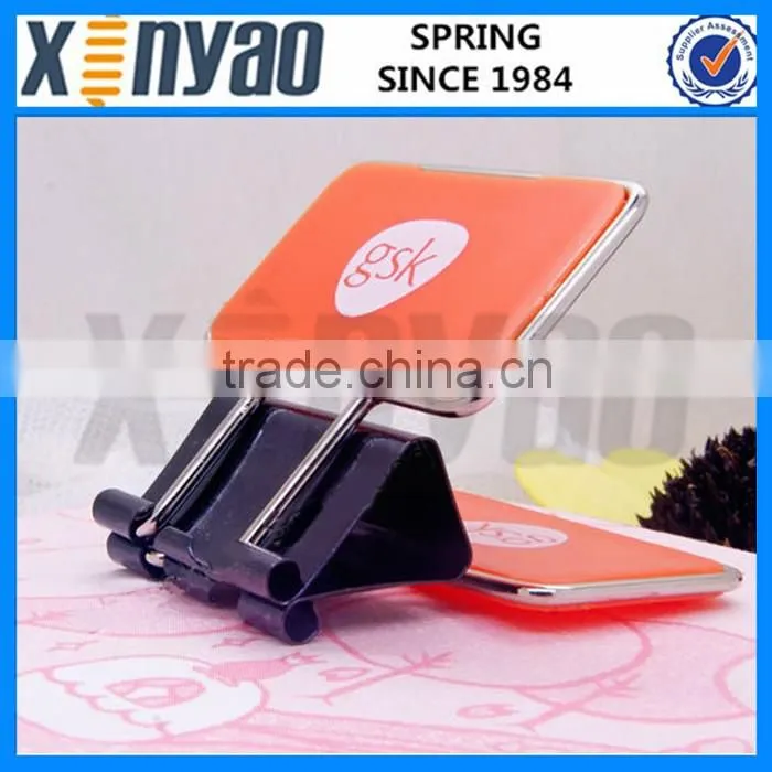 Plastic logo print Rectangular Binder Clip