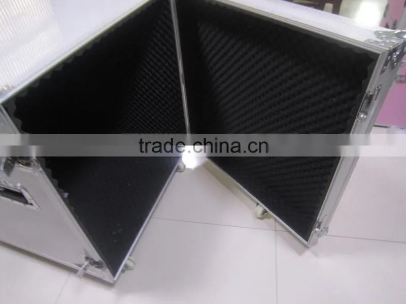 2014 large storage carrying hard case portable ABS demtal aluminum large space instrument case