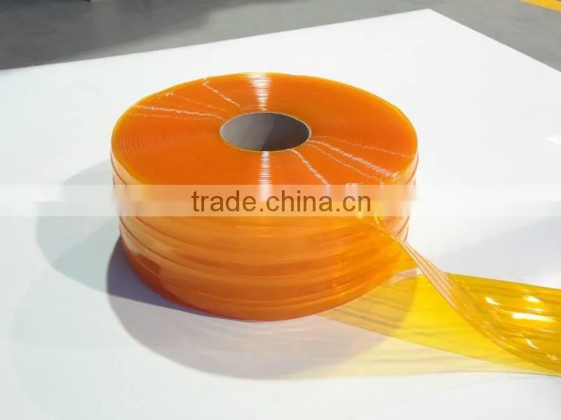 Orange Soft Transparent Anti-insect PVC Strip Manufacturer