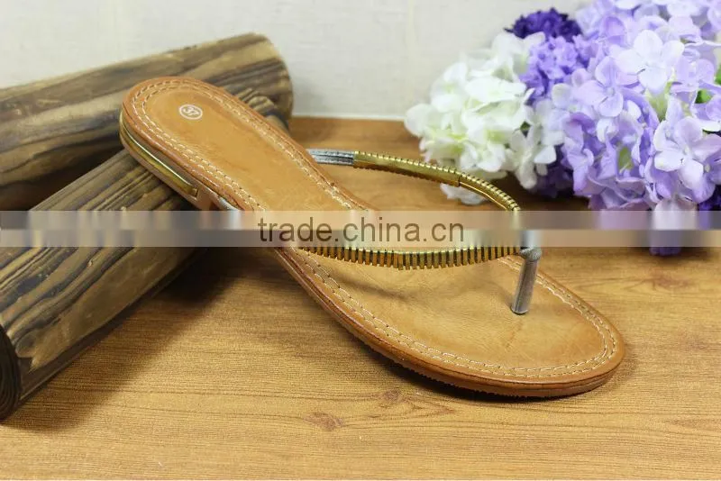 Simple design new fashion comfortable summer slipper for ladies