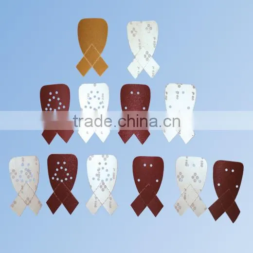 special coated anti-clogging hook and loop sandpaper disc