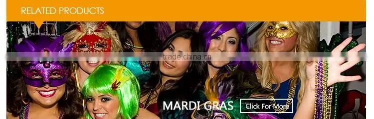 Handmade New Orleans Girls Plain Headbands Decoration For Mardi Gras