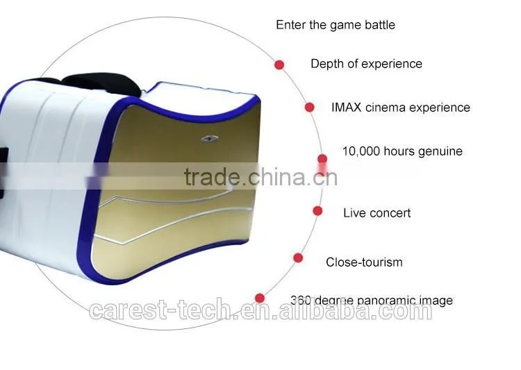 Wholesale VR headset 3D glasses virtual reality google cardboard glasses in high quality