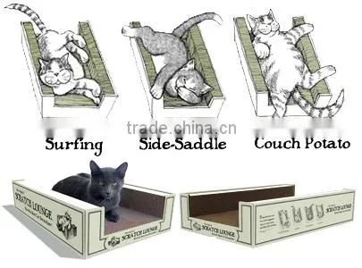 New product 2016 Corrugated Pet Toys Cat Scratcher Cardboard Cat Scratcher