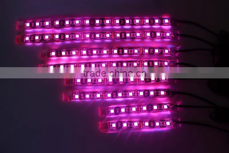8pcs RGB motorcycle led lighting kit with 4key remote control