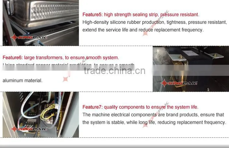 DZ500/2SBII Double Chamber Meat And Chicken Vacuum Packing Machine