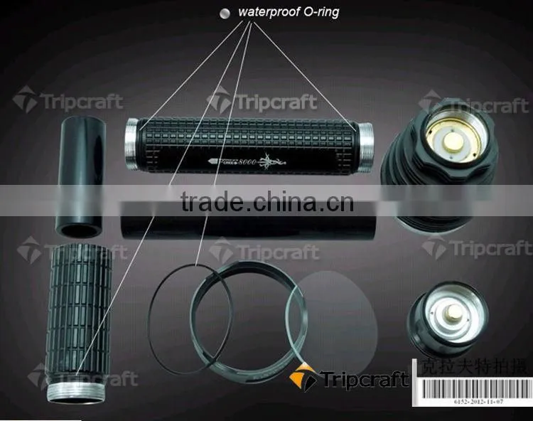J18 TR-J18 SUPER BRIGHT LED Flashlight,8000 LM, 7* XML T6 High Power Torch for camping hiking