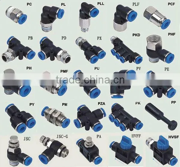 PV Series Union Elbow Pneumatic Fitting-Quick Connector Fitting
