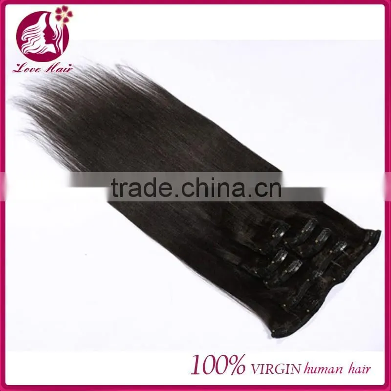 Alibaba express virgin clip in hair extension 100% virgin brazilian human hair unprocessed wholesale hair wig