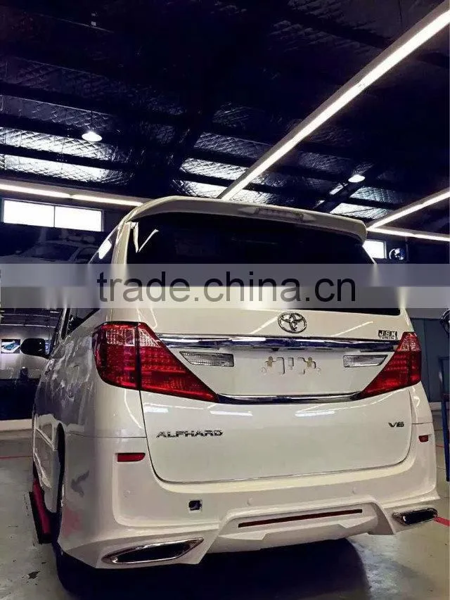 Car W style Alphard body kits fit fot Alphard car FRP material