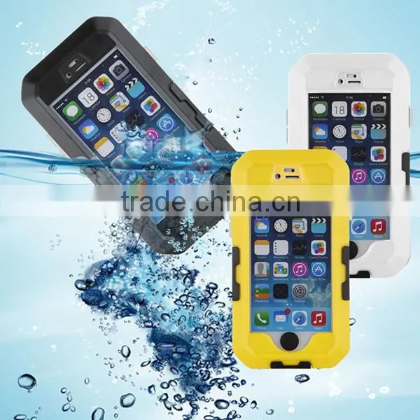 360 Degree Rotatable Bicycle Waterproof Case for iPhone 6 6S Case Yellow