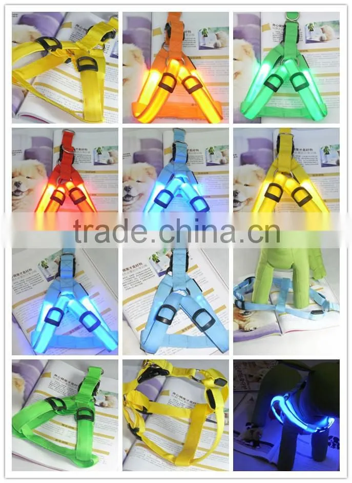 High Quality New arrival led dog harness body belt for puppy