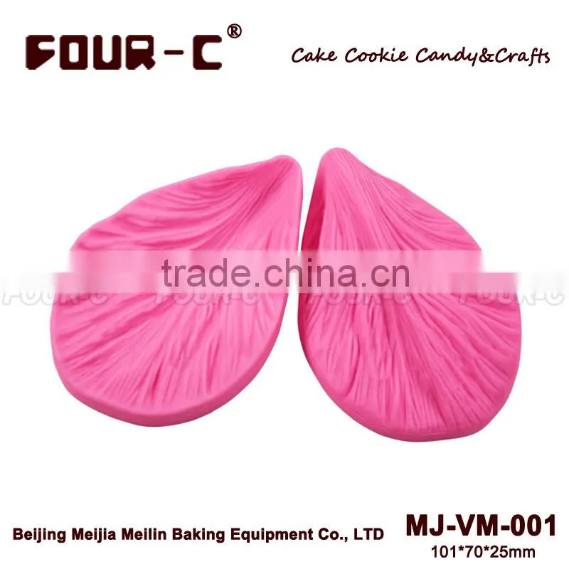 Lettuce leaf, orchid veiner, double sided silicone veiner mould for orchid petals