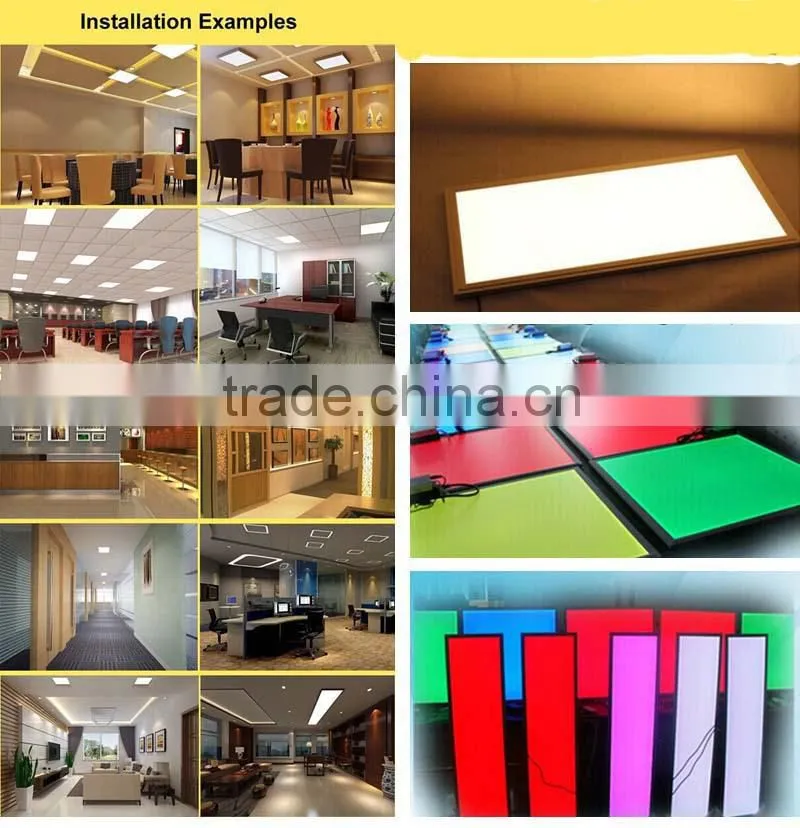 2835 SMD 36W 40W 48W 60W Led recessed Panel light 595*595*10mm China