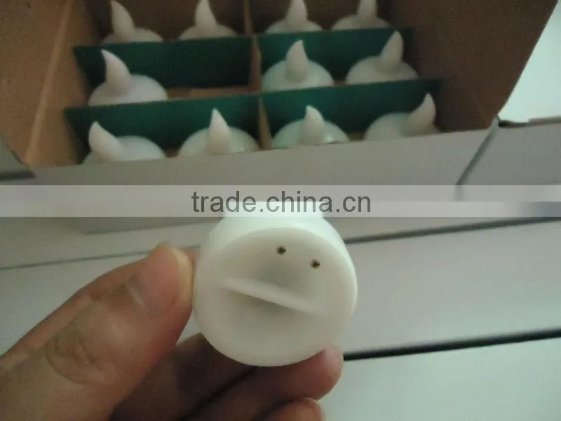 Yellow amber colour led float candle light,led floating tealight,wedding decoration led tealight