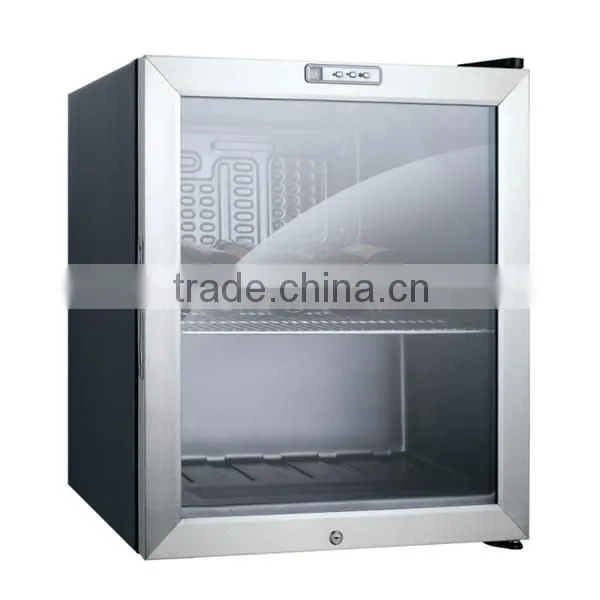 46litre compressor glass door commercial beer fridge