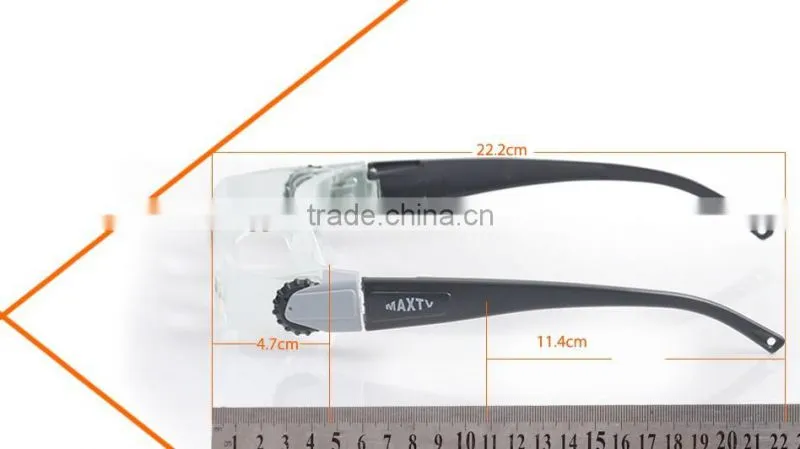 BJ65012 New Max TV Television Magnifying Glasses 2.1X 0 to -300 Degree Goggles Magnifier