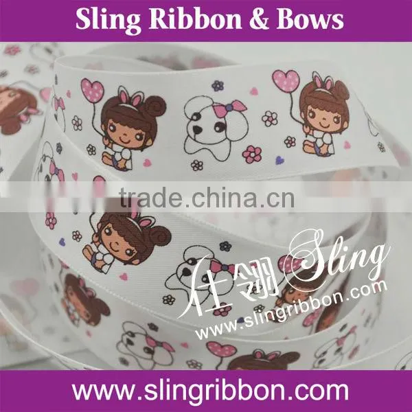 Lovely Girl Printed Ribbon