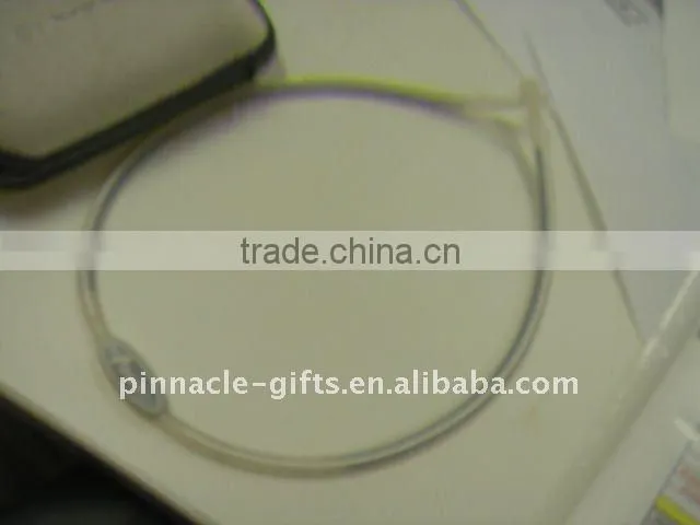 colour red silicone necklace for promotion