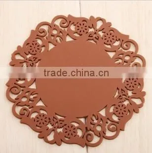 fashion silicone cup mug mat