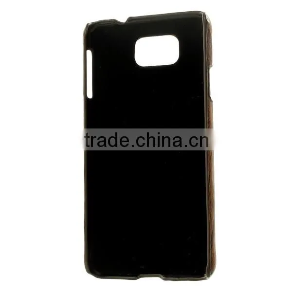 Shenzhen manufacturer for Samsung Galaxy Alpha wood case, PC case for Samsung Galaxy Alpha with wood grain