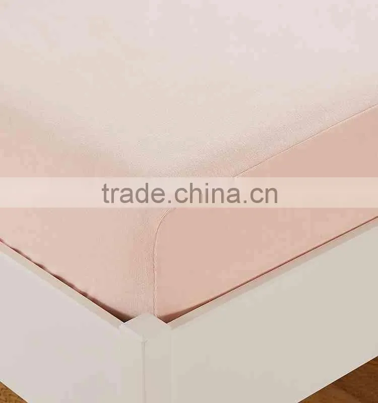 100% Cotton Queen Size Elastic Waterproof Bed Terry Fitted Sheet