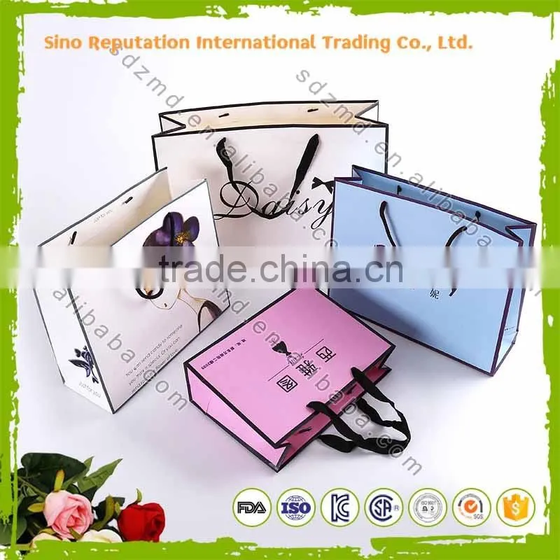 High quality kraft paper shopping bags wholesale
