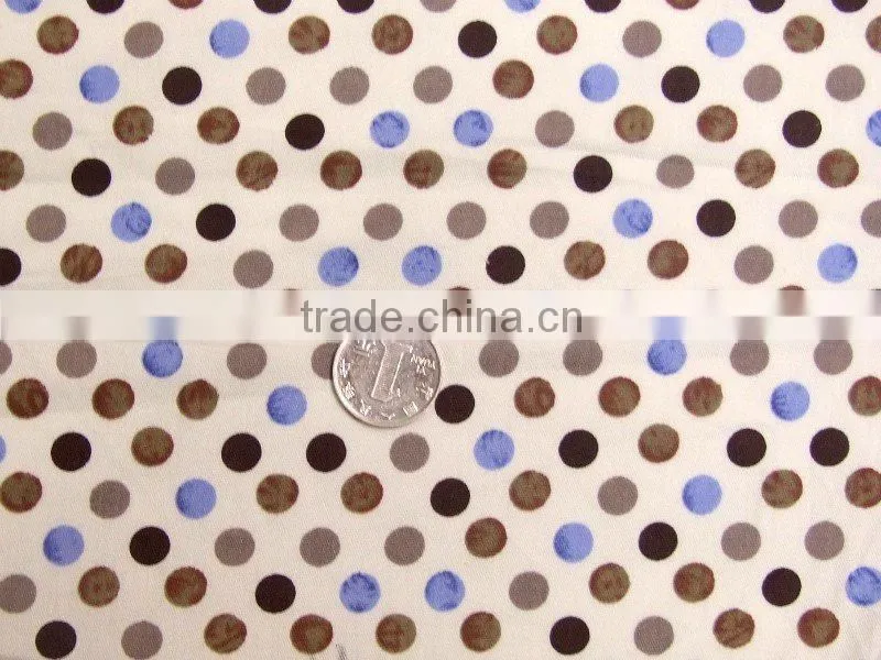 2014 Hot Sale Dot Printed Fabric Cotton Printed Fabric