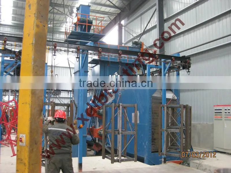 Shot Blasting and Painting Machine for Tower Crane