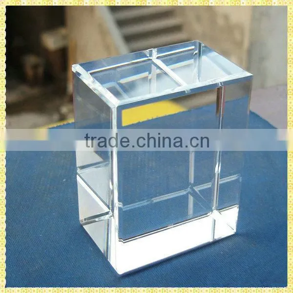 Handcrafted Blank Crystal Cube Souvenir Items For Promotion Items