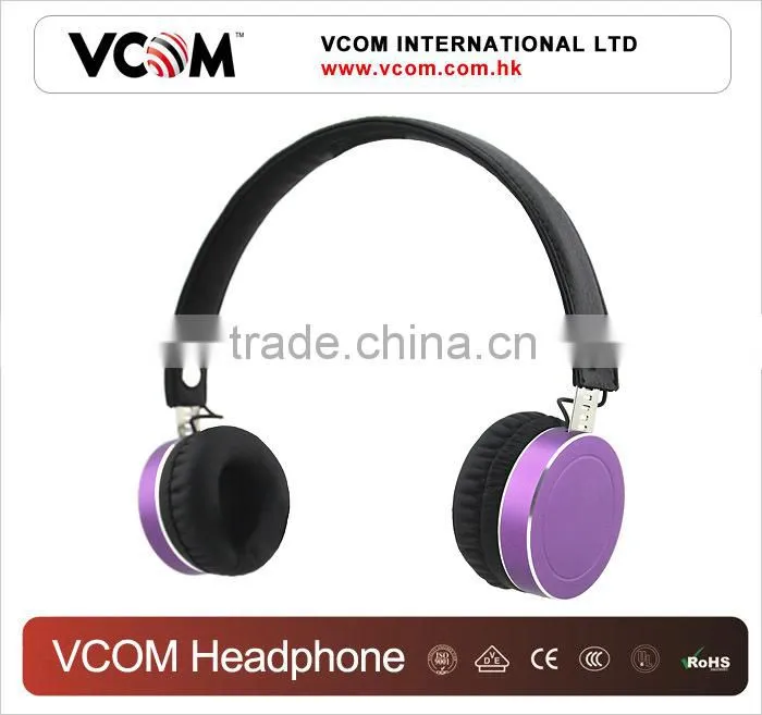 VCOM Metal Shell Bast Bess Headphone for Music with Factory Price