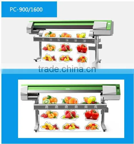 DX7/DX5 Print Head, 1.52M/60 Inch/5 Feet Print and Cut Printer for vinyl, PP synthetic paper, All-in-one Machine
