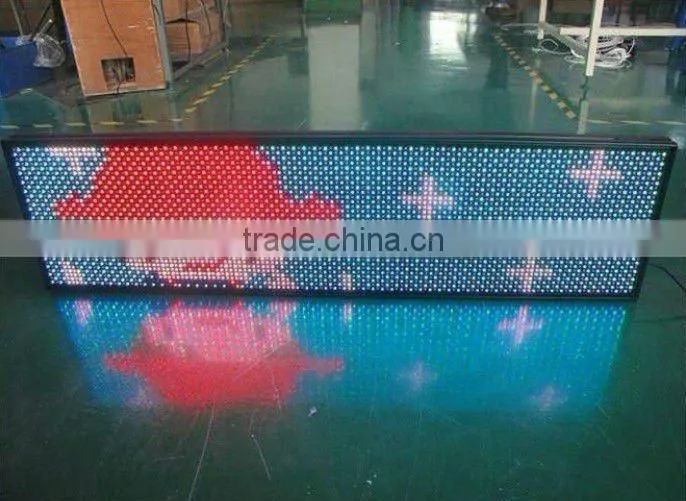 Remote controller tri-color moving led message sign /led shop sign /shop board led display