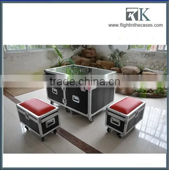 Instrument Flightcase converted to Sofa Table