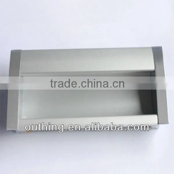 Aluminum+Zinc Alloy drawer concealed handle D3068
