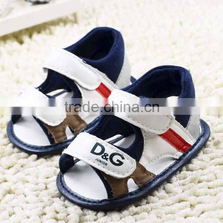 Fancy Infant Baby handmade shoe pu baby shoe sandal