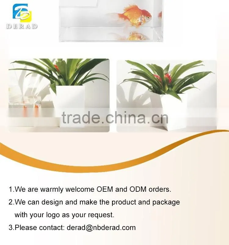 Acrylic Aquarium Fish Tank with Flower Pot